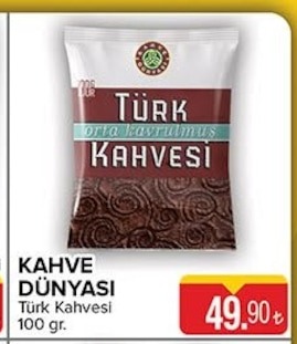 Kahve Dünyasi Türk Kahvesi 100 Gr