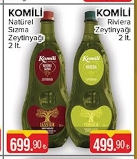 Komili Natürel Sızma Zeytinyağı 2 Lt