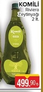 Komili Riviera Zeytinyağı 2 Lt.