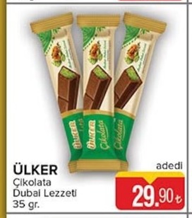 Ülker Çikolata Dubai Lezzeti 35 Gr