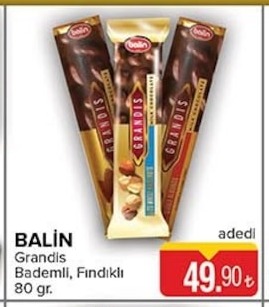 Balin Grandis Bademli Fındıklı 80 Gr.