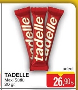 Tadelle Maxi Sütlü 30Gr