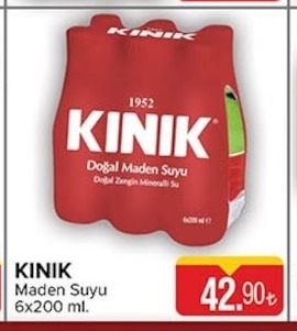 Kınık Maden Suyu 6X200 Ml