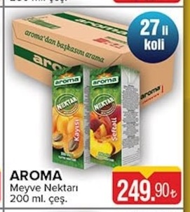 Aroma Meyve Nektarı 200 Ml