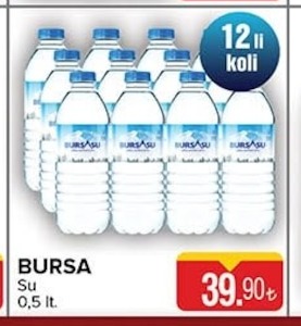 Bursa Su 0.5 Lt. (12Li Koli)