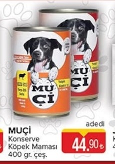 Muci Konserve Köpek Mamasi 400Gr