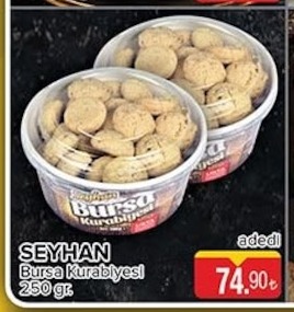 Seyhan Bursa Kurabiyesi 250 Gr