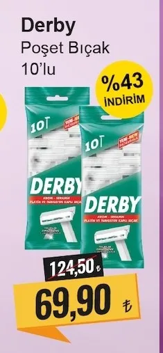 Derby Poşet Bıçak 10'Lu
