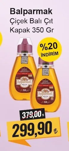 Balparmak Çiçek Balı Çıt Kapak 350 Gr
