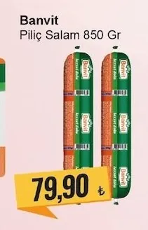 Banvit Piliç Salam 850 Gr