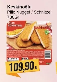 Keskinoğlu Piliç Nugget / Schnitzel 700Gr