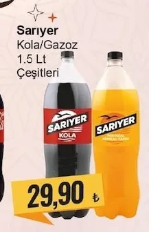 Sarıyer Kola/Gazoz 1.5 Lt Çeşitleri