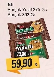 Eti Burçak Yulaf 375 Gr/ Burçak 393 Gr
