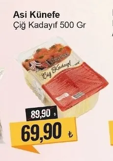 Asi Künefe Çiğ Kadayıf 500 Gr