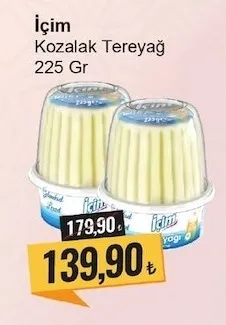 İçim Kozalak Tereyağ 225 Gr