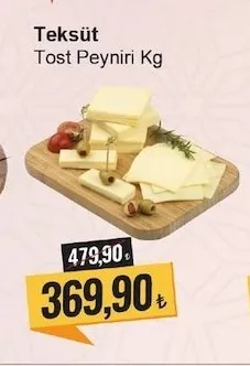 Teksüt Tost Peyniri Kg