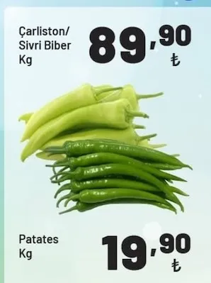 Çarliston/Sivri Biber Kg