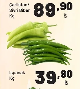 Çarliston/Sivri Biber Kg