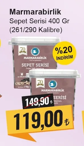 Marmarabirlik Sepet Serisi 400 Gr (261/290 Kalibre)