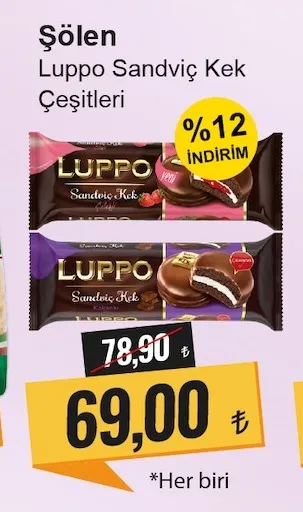 Şölen Luppo Sandviç Kek Çeşitleri