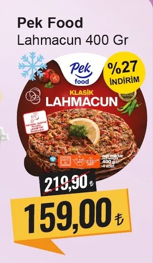 Pek Food Lahmacun 400 Gr