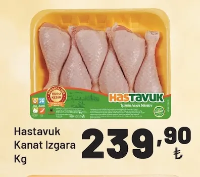 Hastavuk Kanat Izgara Kg