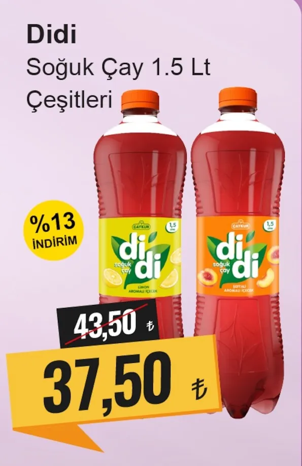 Didi Soğuk Çay 1.5 Lt