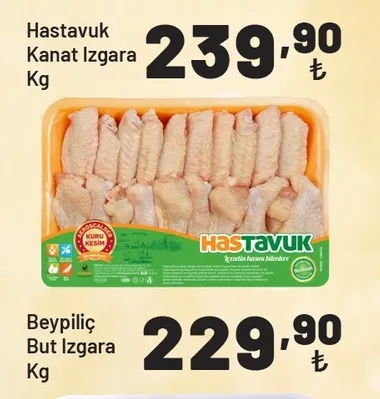 Hastavuk Kanat Izgara Kg