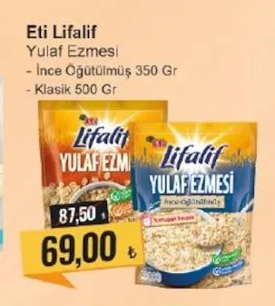 Eti Lifalif Yulaf Ezmesi