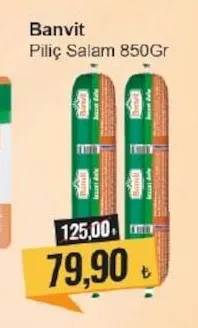 Banvit Piliç Salam 850 Gr