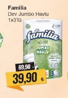 Familia Dev Jumbo Havlu 1X3'Lü
