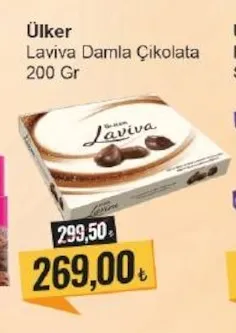 Ülker Laviva Damla Çikolata 200 Gr