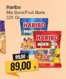 Haribo Mix Bons/Fruit Bons 325 Gr