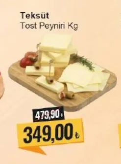Teksüt Tost Peyniri Kg