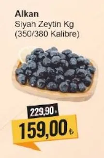 Alkan Siyah Zeytin Kg