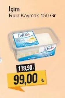 İçim Rulo Kaymak 150 Gr