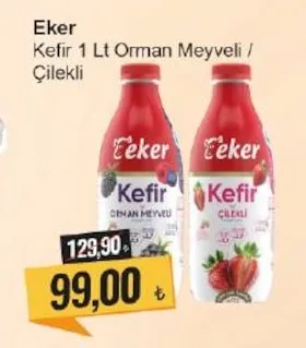 Eker Kefir 1 Lt Orman Meyveli / Çilekli