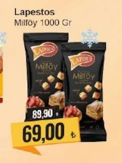 Lapestos Milföy 1000 Gr