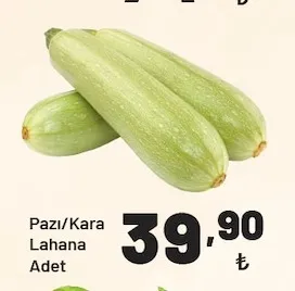 Pazı/Kara Lahana Adet