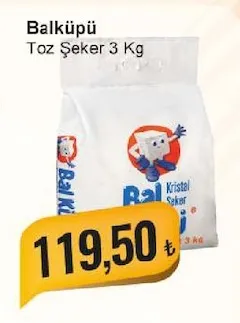 Balküpu Toz Şeker 3 Kg