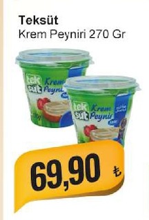 Teksüt Krem Peyniri 270 Gr