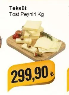 Teksüt Tost Peyniri Kg