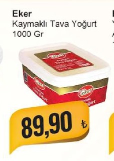 Eker Kaymaklı Tava Yoğurt 1000 Gr