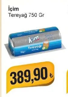 Içim Tereyağ 750 Gr