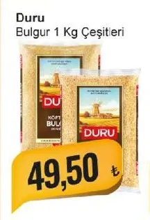 Duru Bulgur 1 Kg Çeşitleri