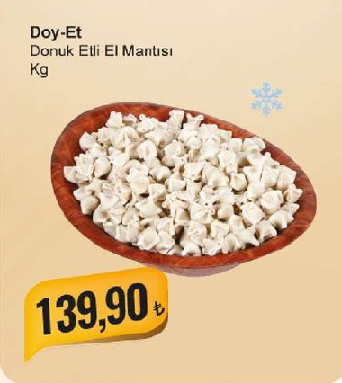 Doy-Et Donuk Etli El Mantısı