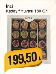 İnci Kadayıf Yuvası 180 Gr