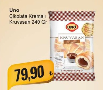 Uno Çikolata Kremalı Kruvasan 240 Gr