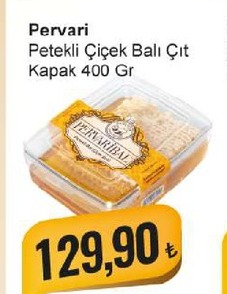 Pervari Petekli Çiçek Balı Çıt Kapak 400 Gr