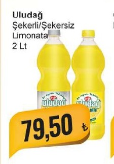 Uludağ Şekerli/Şekersiz Limonata 2 Lt